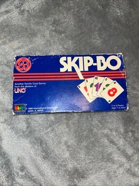 Skip-Bo Card Game, 1986, No. 1050 By Int. Games, *Complete*